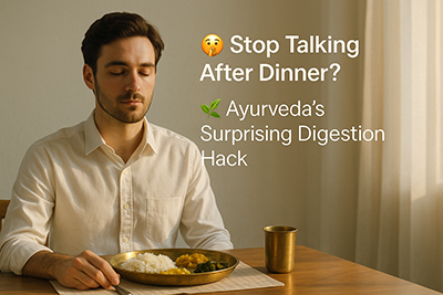 Silence Ritual The Silence Ritual After Eating: An Ayurvedic Practice for Optimal Dig ...