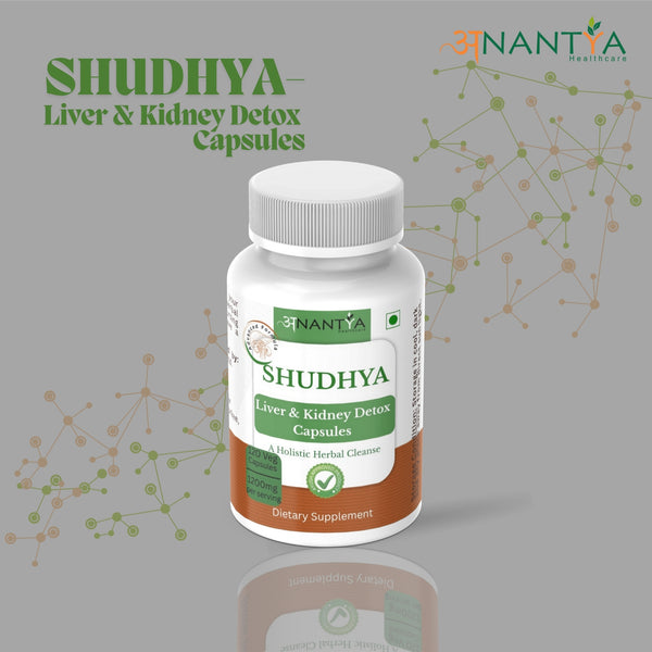 Shudhya (120 caps) - Heal Your Liver & Kidney with Kalmegh & Bhuimla
